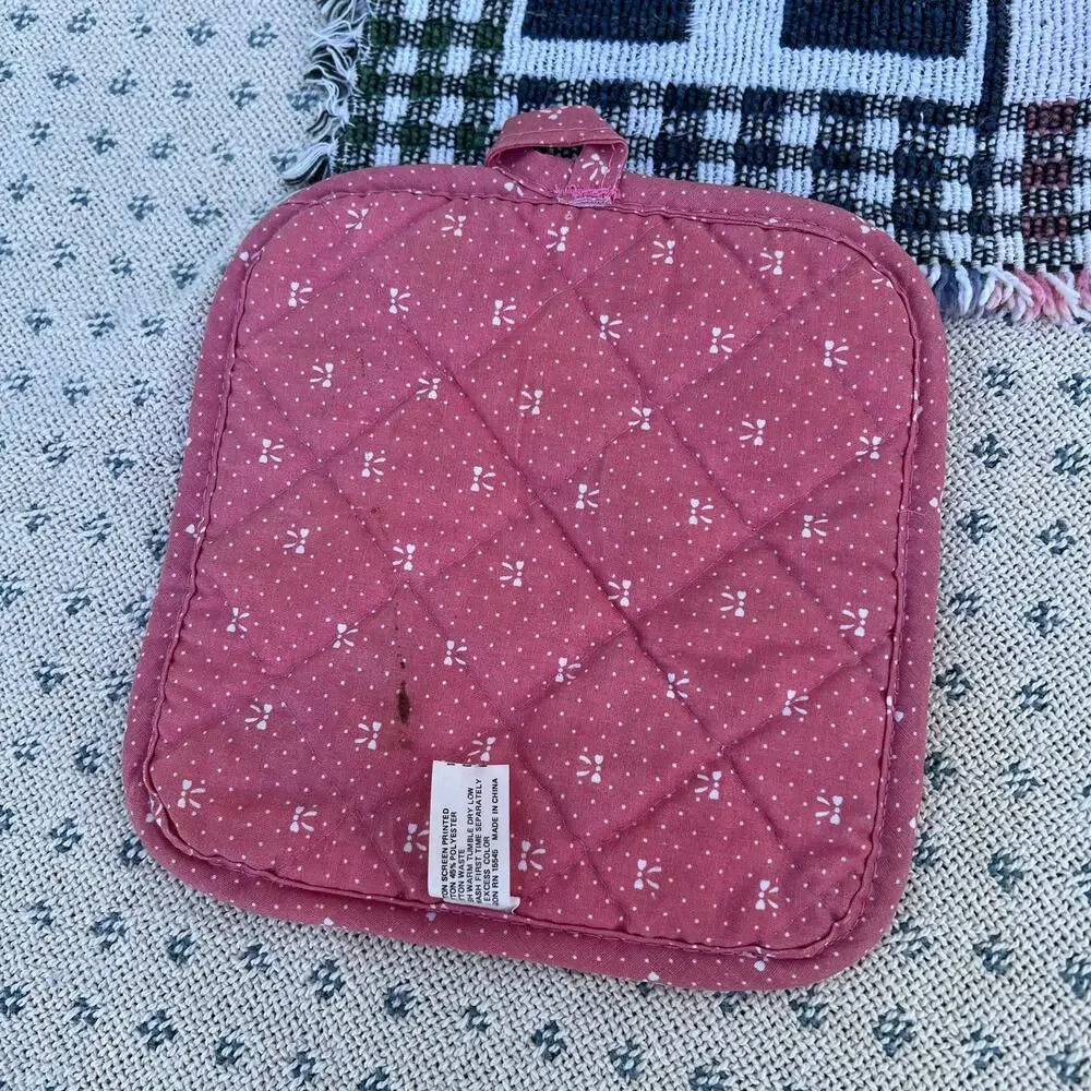Country Kitchen Cow Duck Woven Table Cloth Place Matts Pot Holder Granny Core